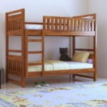 Kerala Nilambur Teak Wood Bunk Cot (Double Decker) - Image 2