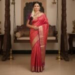 Regal Red & Gold Kanchipuram Silk Saree