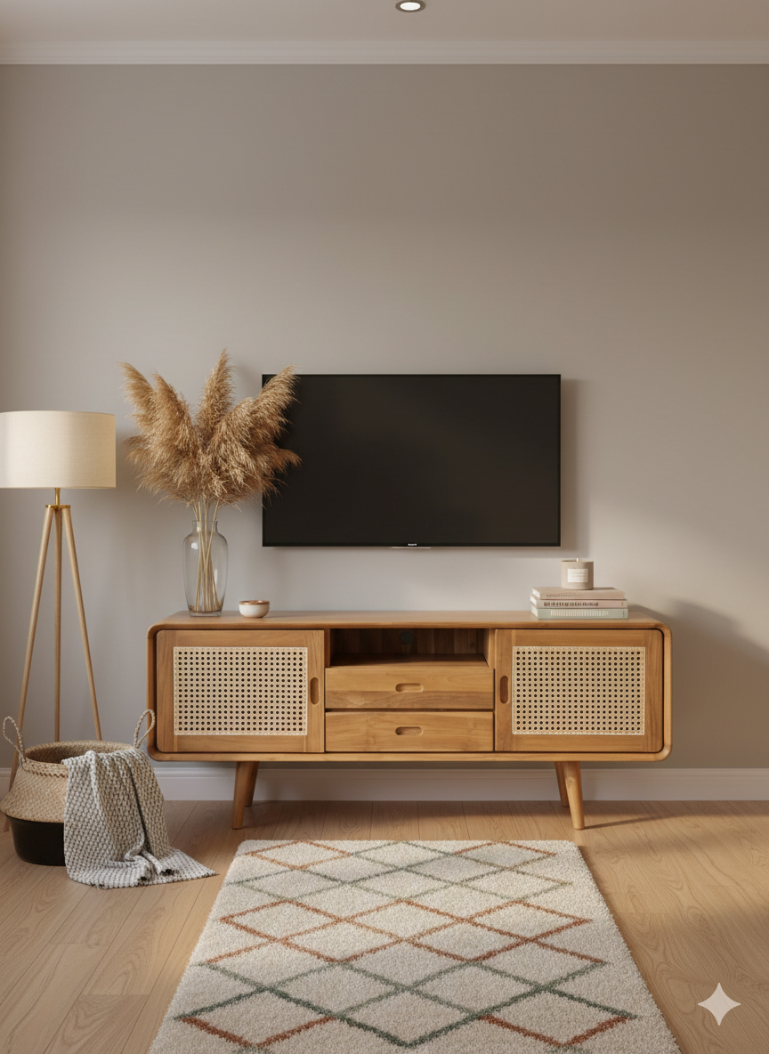 1770530959949 Retro-Chic Mid-Century Modern Console Table - Image 1