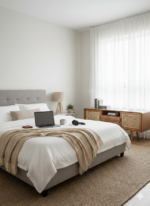 Retro-Chic Mid-Century Modern Console Table - Image 2