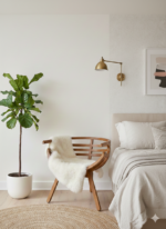 The Sculptural Ribbed Teak Accent Chair - Image 2