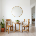 Handcrafted Solid Teak Swivel Captain’s Chairs