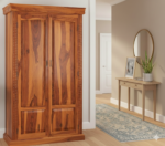 Solid Wood Classic Wardrobe (Alamari) - Image 2