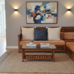 Artisan Teak L-Shaped Sectional Sofa