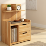 Multi-Tier Modern Nightstand & Entryway Organizer