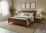 The Artisan Heritage Solid Teak Queen Bed - Image 2