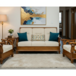 The Royal Teak Carved Living Ensemble