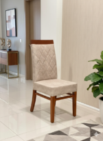 Elegant Diamond-Stitched Dining & Accent Chair