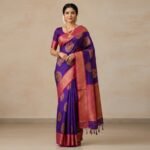 Royal Purple & Gold Banarasi Silk Saree