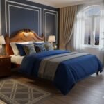 Classic Solid Wood Queen-Size Bed Frame with Ornate Headboard - Image 2