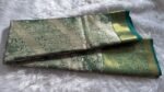 Elegant Forest Green & Gold Banarasi Silk Saree with Intricate Floral Brocade - Image 5