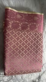 Dual-Tone Mauve Pink Brocade Saree with Intricate Zari Work - Image 4