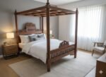 Royal Hand-Carved Teak Wood Four-Poster Bed - Image 2