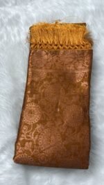 Timeless Elegance – Copper-Gold Banarasi Silk Saree - Image 5