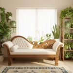 Royal Hand-Carved Sheesham Wood Diwan