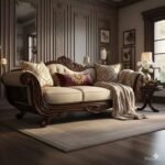 Imperial Tufted Maharani Settee - Image 3