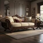 Imperial Tufted Maharani Settee