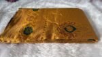 Elegant Mustard Gold Banarasi Silk Saree - Image 4