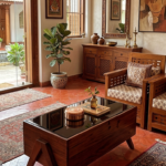 Tea Table Nilambur Teak Wood