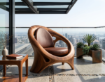 Nilambur Teak Aura Lounge Chair