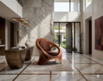 Nilambur Teak Aura Lounge Chair - Image 2