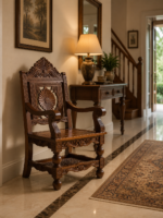 Traditional Sun-Medallion Chair