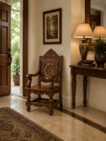 Traditional Sun-Medallion Chair - Image 3