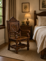Traditional Sun-Medallion Chair - Image 2