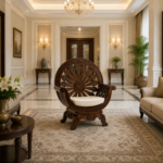 Peacock  Throne chair